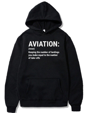 FUNNY AVIATION DEFINITION PILOT GIFT PULLOVER THE AV8R